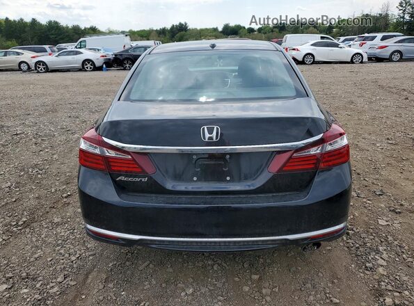 1HGCR2F74HA060731 2017 HONDA ACCORD Black Widok z tyłu