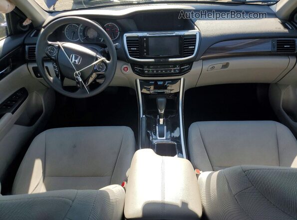 1HGCR2F74HA110799 2017 HONDA ACCORD Blue Widok deski rozdzielczej