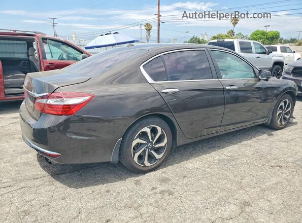 1HGCR2F75GA106288 2016 HONDA ACCORD Black Rear right