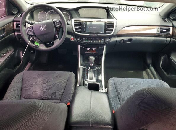 1HGCR2F75GA106288 2016 HONDA ACCORD Black Dashboard view