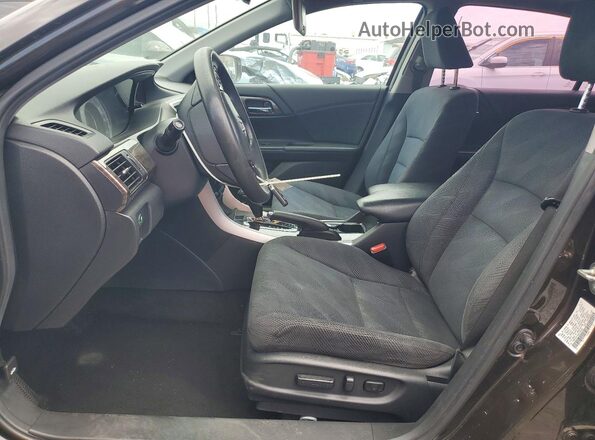 1HGCR2F75GA106288 2016 HONDA ACCORD Black Front interior view