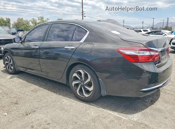 1HGCR2F75GA106288 2016 HONDA ACCORD Black Rear left