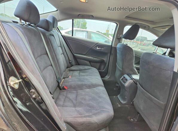 1HGCR2F75GA124306 2016 HONDA ACCORD Black Вид задніх сидінь