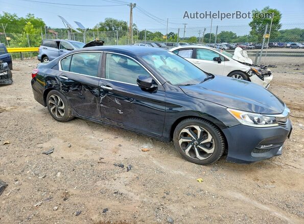1HGCR2F75GA124306 2016 HONDA ACCORD Black Передня права чверть
