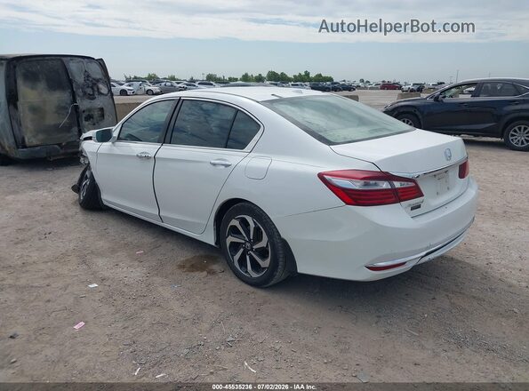 1HGCR2F75HA155461 2017 HONDA ACCORD Белый Задняя левая четверть