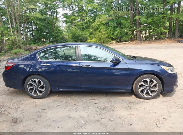 1HGCR2F75HA255446 2017 HONDA ACCORD Dark Blue უკანა სალონის ხედი