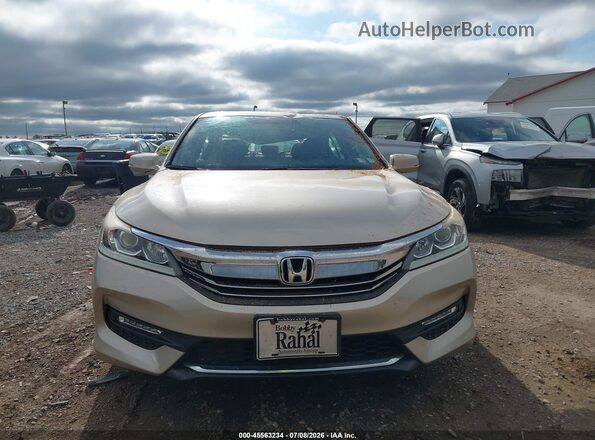 1HGCR2F76GA020164 2016 HONDA ACCORD Champagne Vista del cuadro de instrumentos