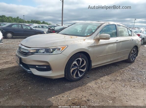1HGCR2F76GA020164 2016 HONDA ACCORD Champagne Vista tres cuartos delantera izquierda