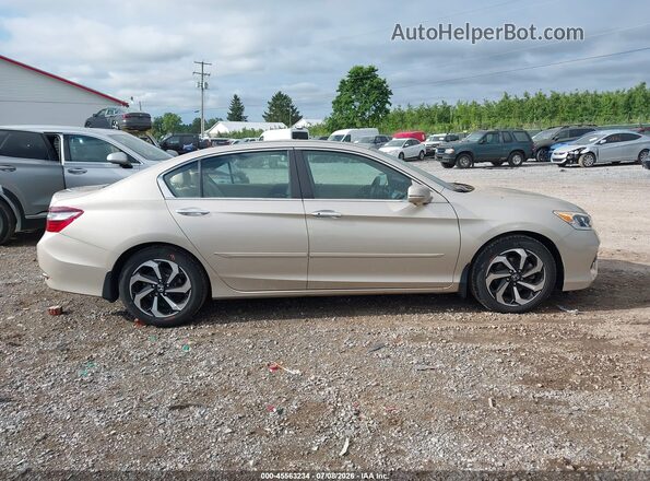 1HGCR2F76GA020164 2016 HONDA ACCORD Champagne Vista interior trasera