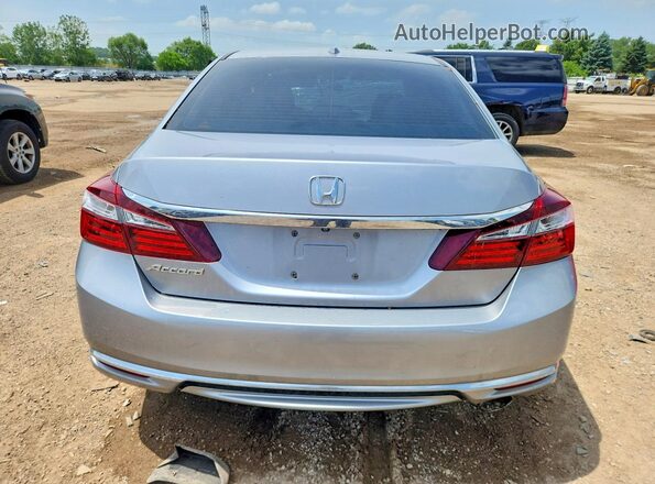 1HGCR2F76GA185230 2016 HONDA ACCORD Silver Vista trasera