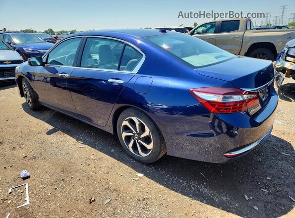 1HGCR2F76HA062304 2017 HONDA ACCORD Blue Trasero izquierdo