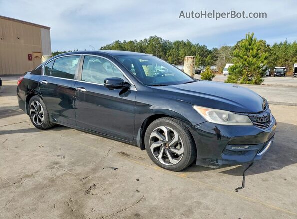 1HGCR2F77GA068398 2016 HONDA ACCORD Black Front right