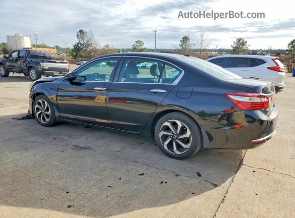 1HGCR2F77GA068398 2016 HONDA ACCORD Black Rear left