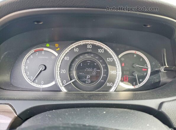 1HGCR2F77GA068398 2016 HONDA ACCORD Black Instrument cluster view