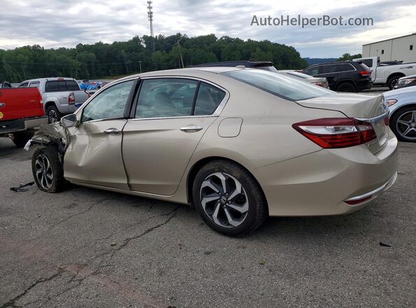 1HGCR2F77GA094595 2016 HONDA ACCORD Beige Trasero izquierdo
