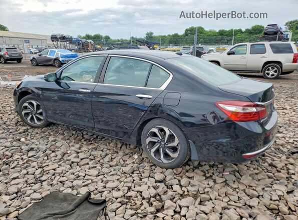 1HGCR2F77HA223100 2017 HONDA ACCORD Black Задня ліва чверть