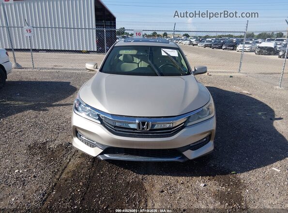 1HGCR2F78GA057958 2016 HONDA ACCORD Beige Vista frontal