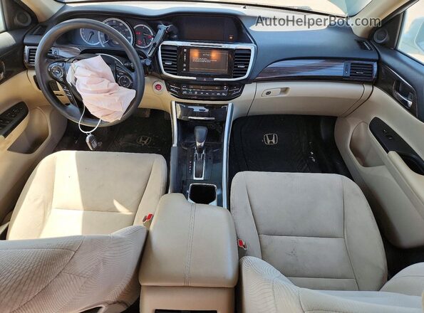 1HGCR2F78GA058107 2016 HONDA ACCORD White Widok deski rozdzielczej