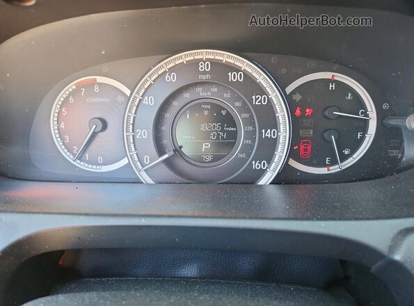 1HGCR2F78GA058107 2016 HONDA ACCORD White Widok zestawu wskaźników
