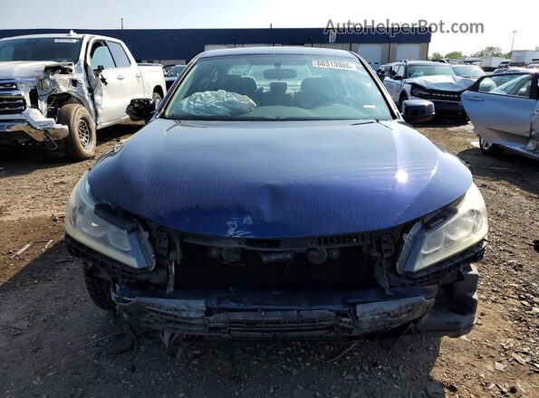 1HGCR2F78HA187031 2017 HONDA ACCORD Blue Front view