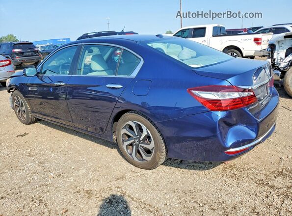 1HGCR2F78HA187031 2017 HONDA ACCORD Blue Rear left