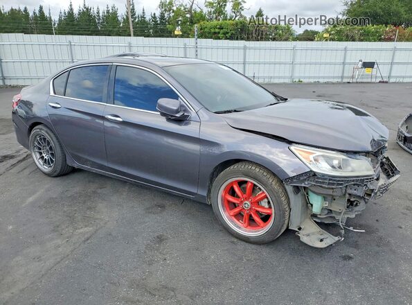 1HGCR2F78HA297982 2017 HONDA ACCORD Charcoal წინა მარჯვენა
