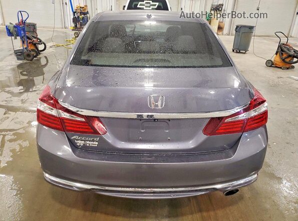 1HGCR2F79GA018005 2016 HONDA ACCORD Gray უკანა ხედი