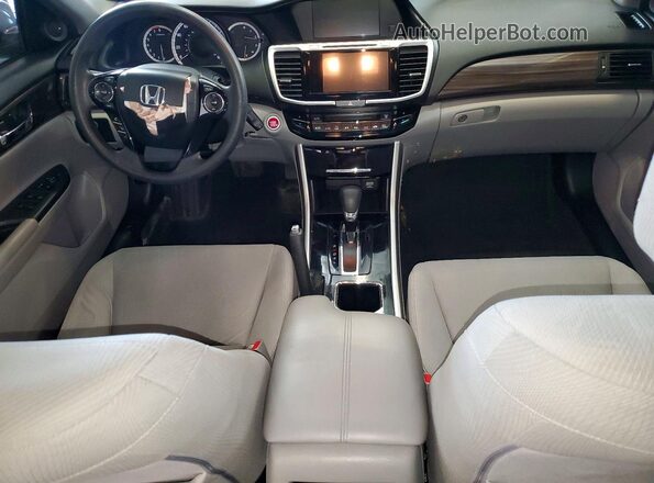 1HGCR2F79GA018005 2016 HONDA ACCORD Gray წინა პანელის ხედი
