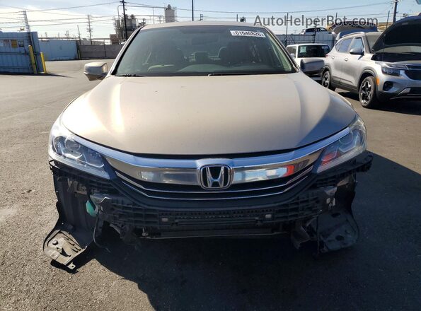 1HGCR2F79GA245324 2016 HONDA ACCORD Tan Вид спереду