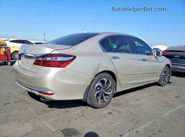 1HGCR2F79GA245324 2016 HONDA ACCORD Tan Задня права чверть