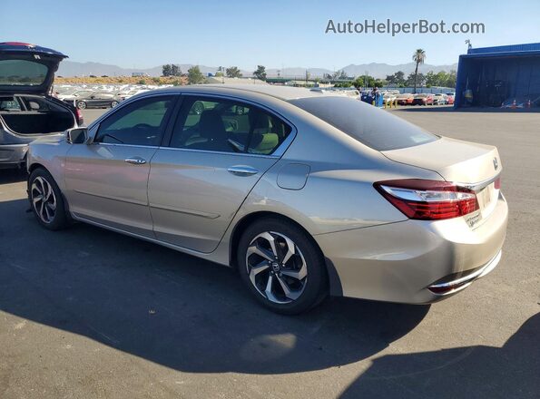 1HGCR2F79GA245324 2016 HONDA ACCORD Tan Задня ліва чверть