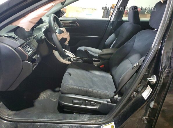 1HGCR2F79HA035758 2017 HONDA ACCORD Black Вид салону спереду