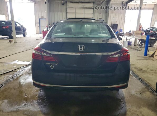 1HGCR2F79HA035758 2017 HONDA ACCORD Black Вид ззаду
