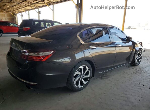 1HGCR2F79HA099265 2017 HONDA ACCORD Black Tył prawy