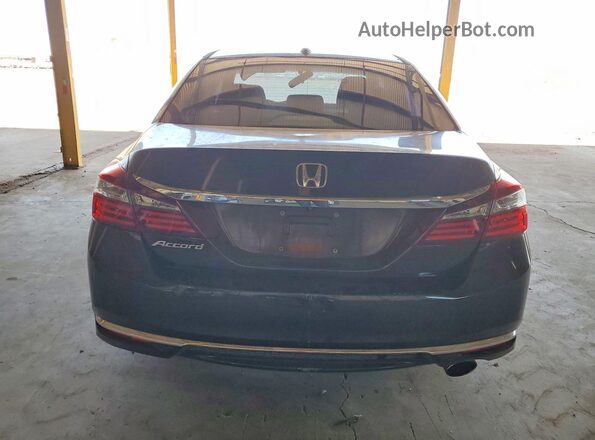 1HGCR2F79HA099265 2017 HONDA ACCORD Black Widok z tyłu
