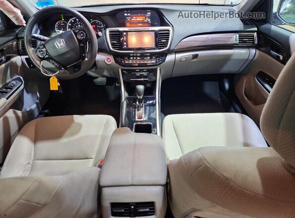 1HGCR2F79HA267504 2017 HONDA ACCORD Gray Вид панелі приладів