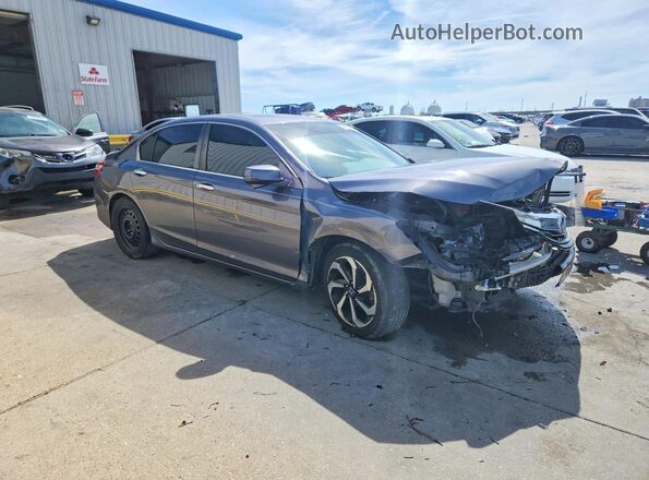 1HGCR2F7XGA128853 2016 HONDA ACCORD Gray Front right