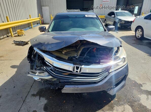 1HGCR2F7XGA128853 2016 HONDA ACCORD Gray Front view
