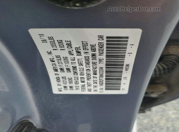 1HGCR2F7XHA032044 2017 HONDA ACCORD Silver Engine compartment view