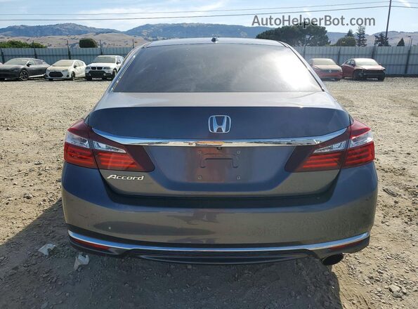 1HGCR2F7XHA068669 2017 HONDA ACCORD Silver Rear view
