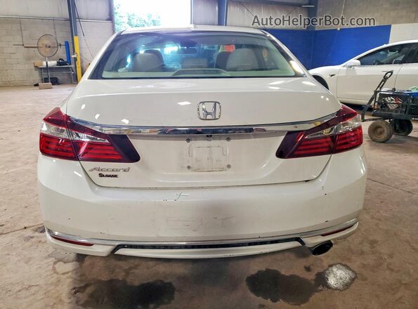 1HGCR2F7XHA296140 2017 HONDA ACCORD White Rear view