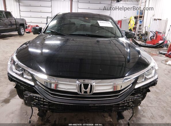 1HGCR2F80GA003997 2016 HONDA ACCORD Black Вид спереду
