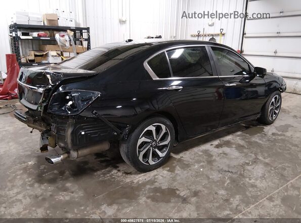 1HGCR2F80GA003997 2016 HONDA ACCORD Black Задня права чверть