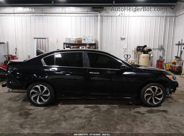1HGCR2F80GA003997 2016 HONDA ACCORD Black Панорамний вид салону 360°