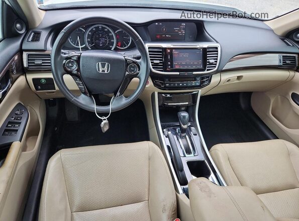 1HGCR2F80GA195793 2016 HONDA ACCORD White წინა პანელის ხედი