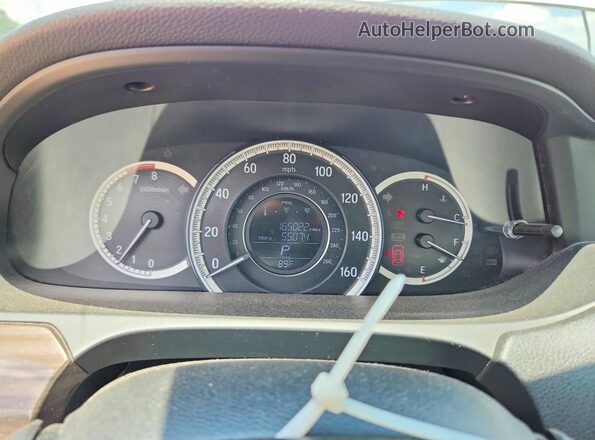 1HGCR2F80HA003029 2017 HONDA ACCORD White Вид щитка приладів