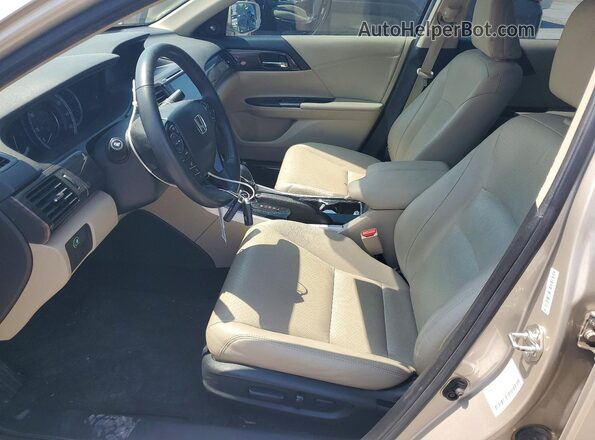 1HGCR2F80HA101347 2017 HONDA ACCORD Beige Vista interior delantera