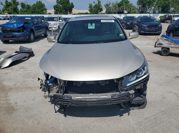 1HGCR2F80HA101347 2017 HONDA ACCORD Beige Vista frontal