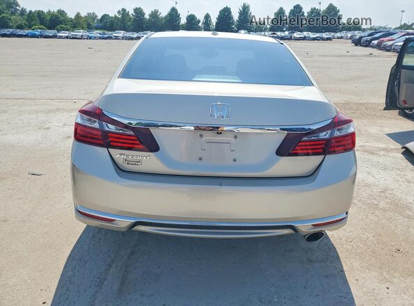 1HGCR2F80HA101347 2017 HONDA ACCORD Beige Vista trasera