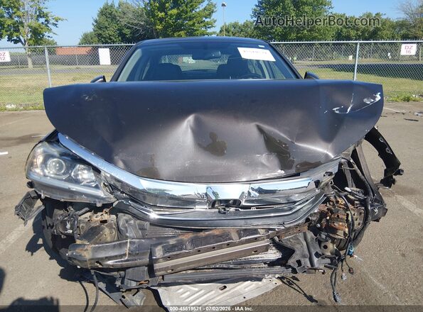 1HGCR2F80HA196587 2017 HONDA ACCORD Dark Brown Вид щитка приладів